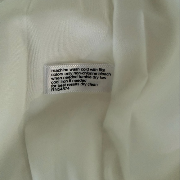 The Limited Asymmetrical White Midi Skirt - Picture 8 of 9